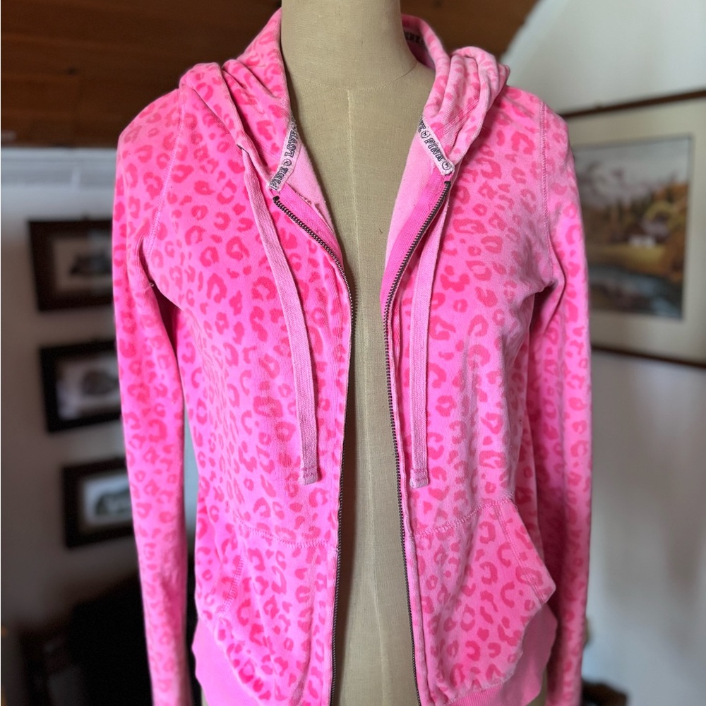 Victoria Secret PINK Leopard Print Hoodie